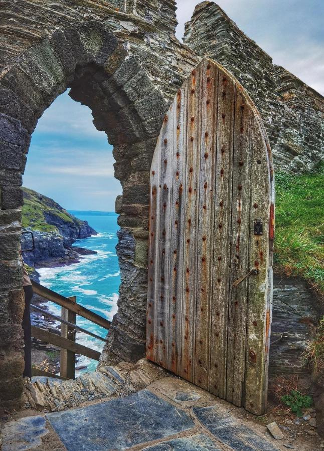 Polrunny Farm Seaberry Cottage With A Sea View And Log Burner بوسكاسِل المظهر الخارجي الصورة